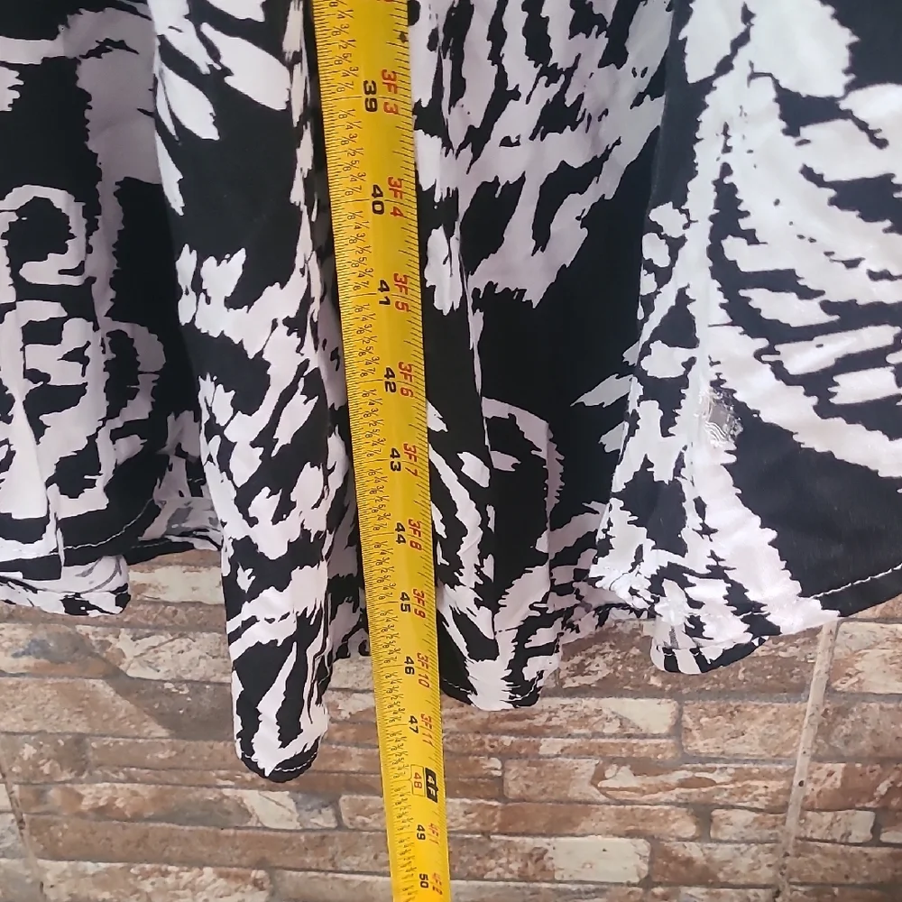1. State Black and White Jumpsuit with Paisley Floral Print - Picture 9 of 12